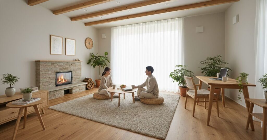 筆者作成イメージ：長時間座ると疲れる？身体への負担