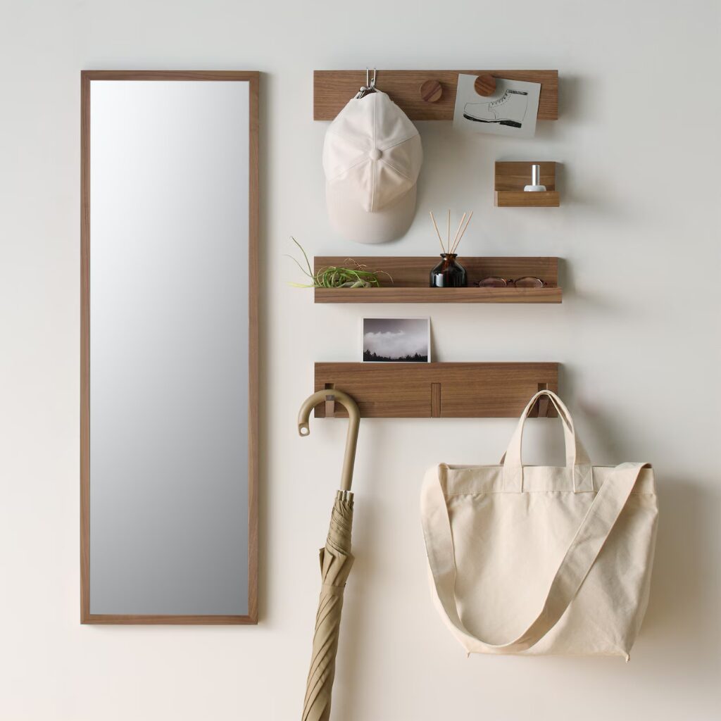 壁に付けられる家具