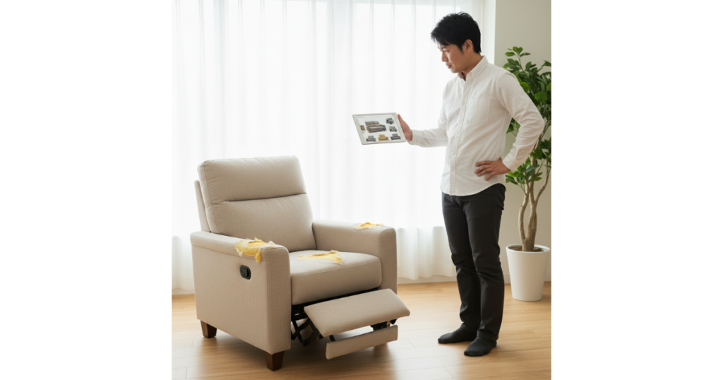 筆者作成イメージ：ソファは何年で捨てるべきですか？