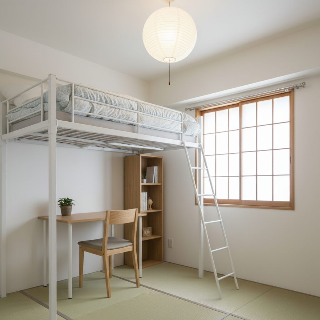 筆者作成イメージ：ロフトベッドがダメな理由は何ですか？