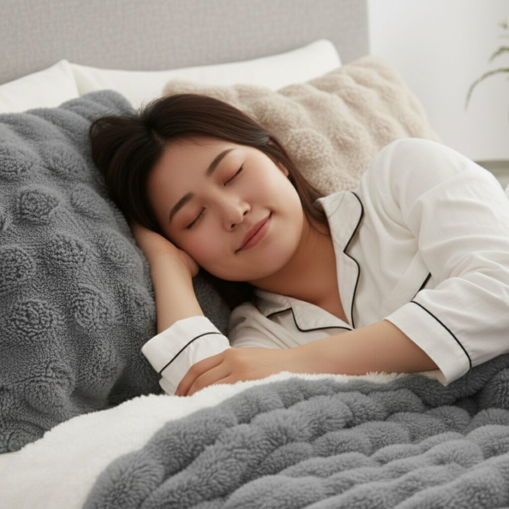 筆者作成イメージ：ふわとろ毛布の口コミや評判