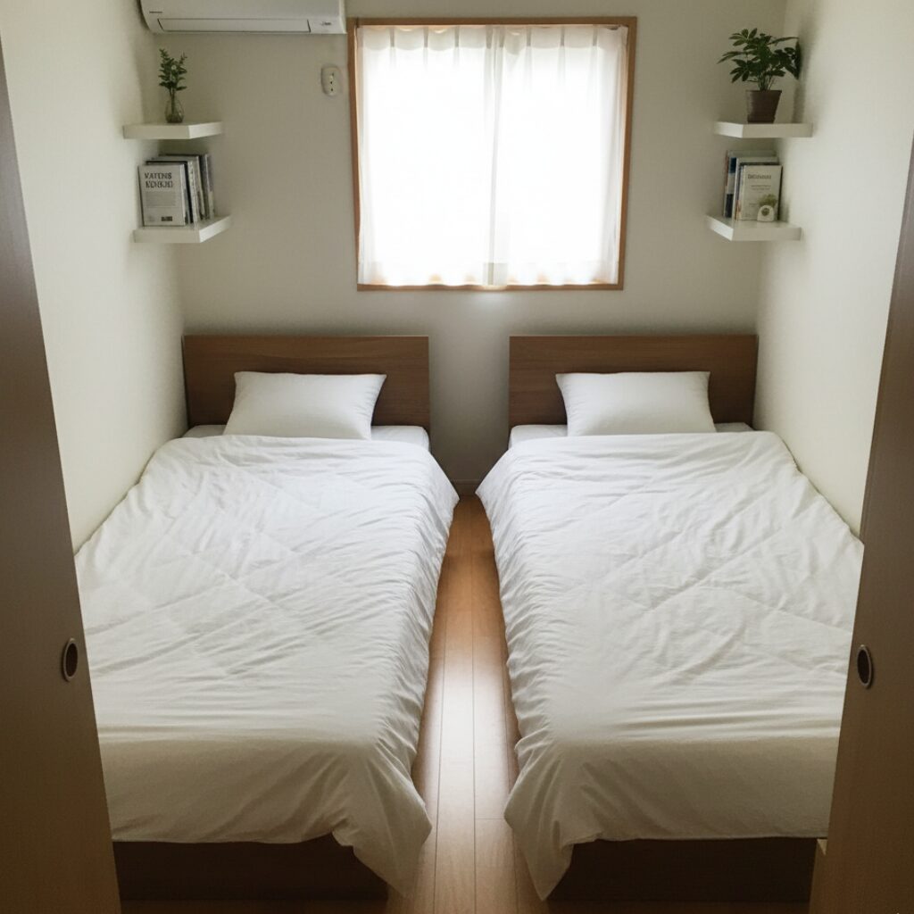 筆者作成イメージ：シングル2つのレイアウト