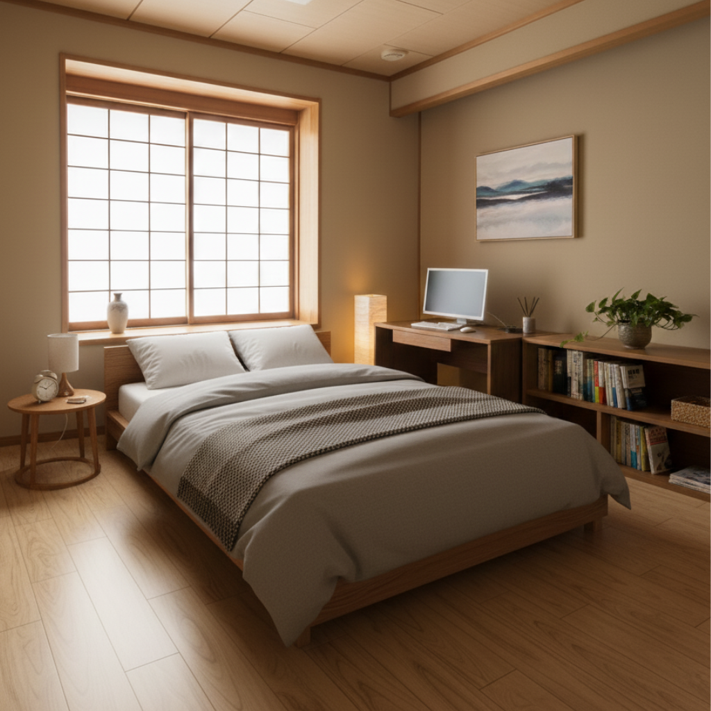 筆者作成イメージ：寝室は最低何畳あればいいか？