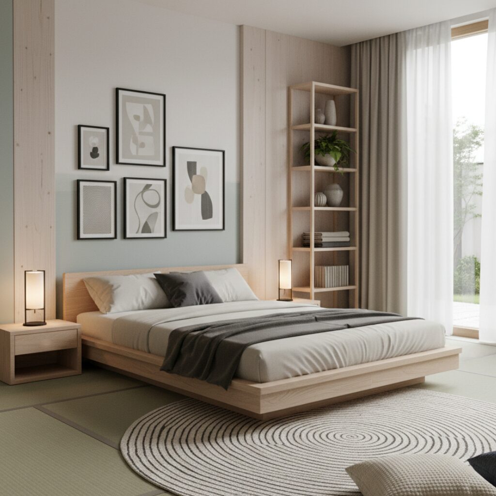 筆者作成イメージ：和室にベッドを置くデメリットは？