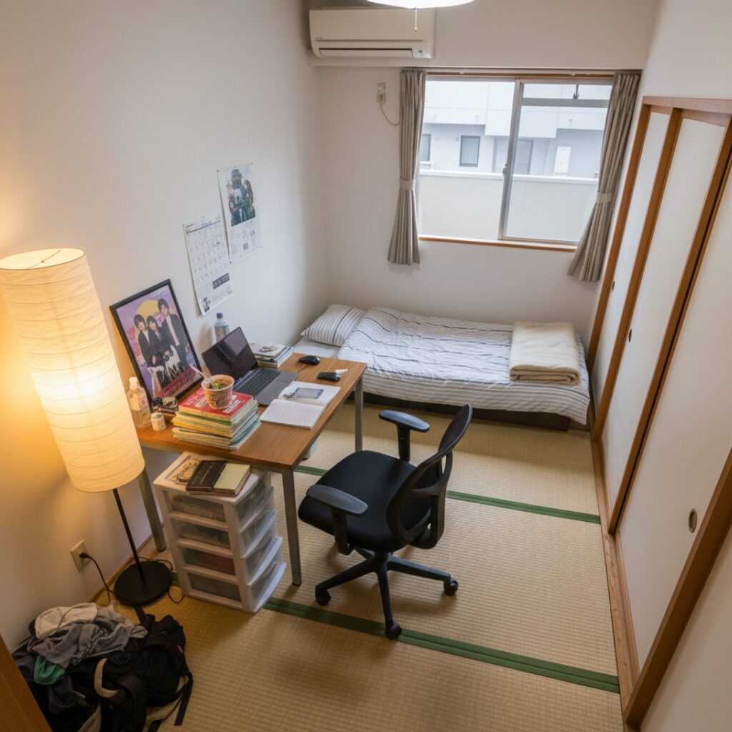 筆者作成イメージ：大丈夫？畳にクッションフロアを敷くデメリット