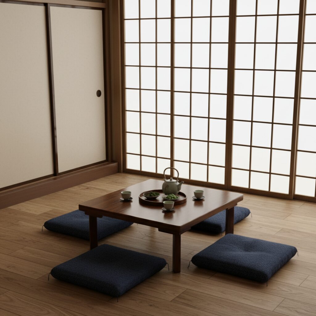 筆者作成イメージ：畳の上に敷くなら何がいい？代替案