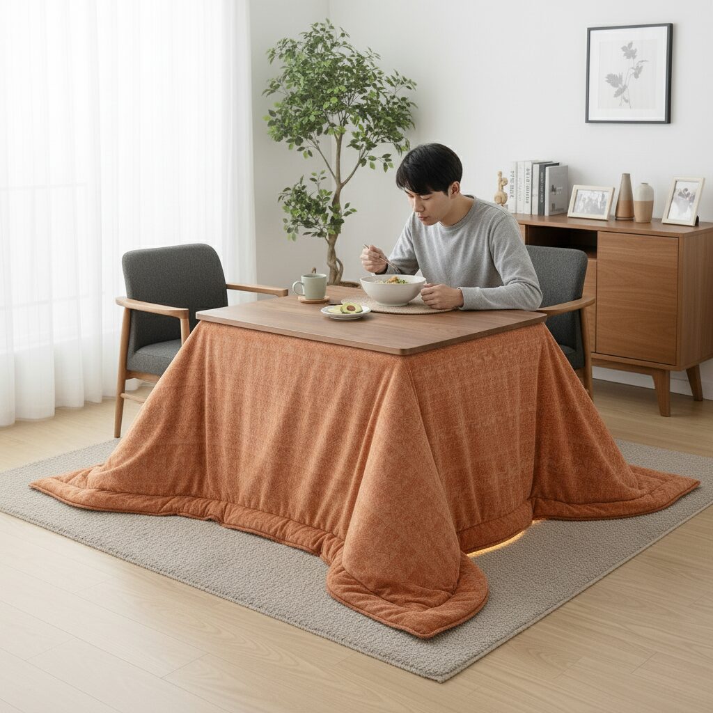 筆者作成イメージ：知っておきたいダイニングこたつのデメリット