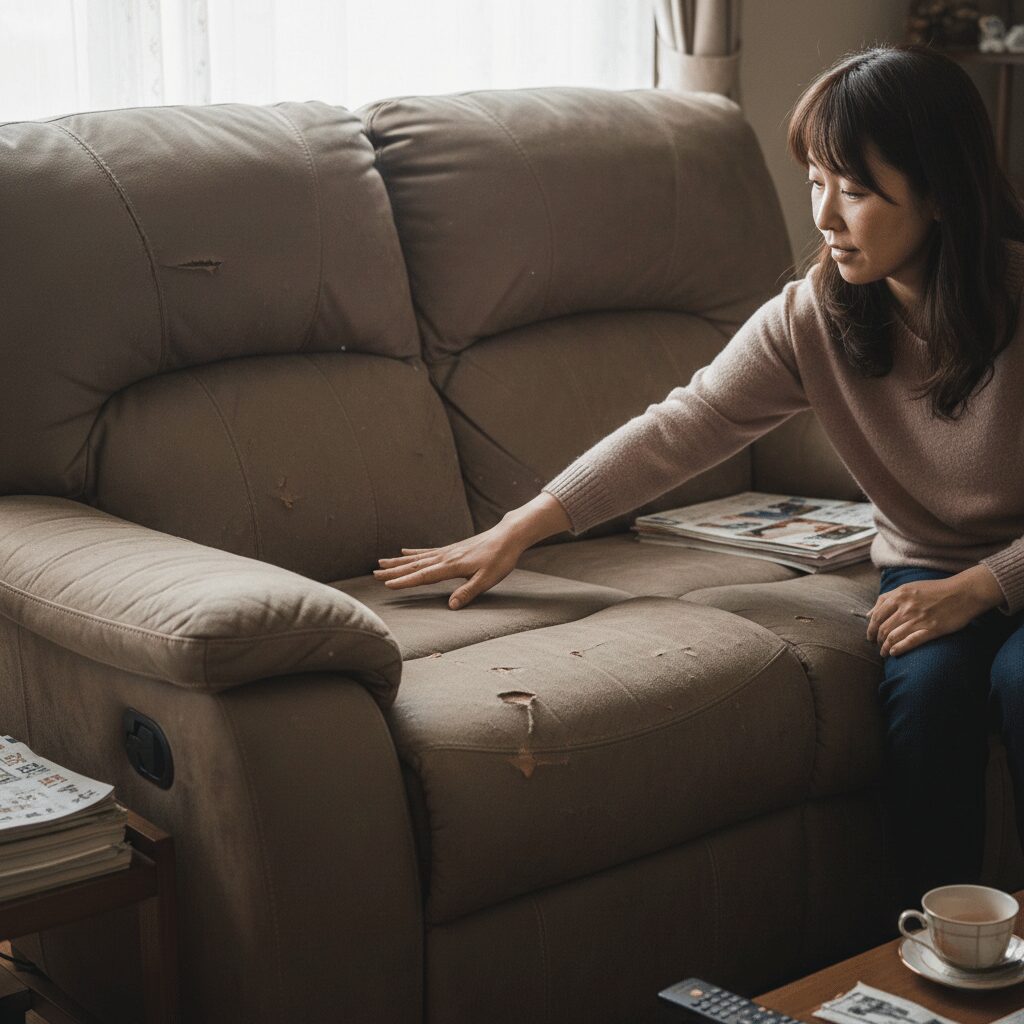 筆者作成イメージ：ソファは何年で捨てるべきですか？