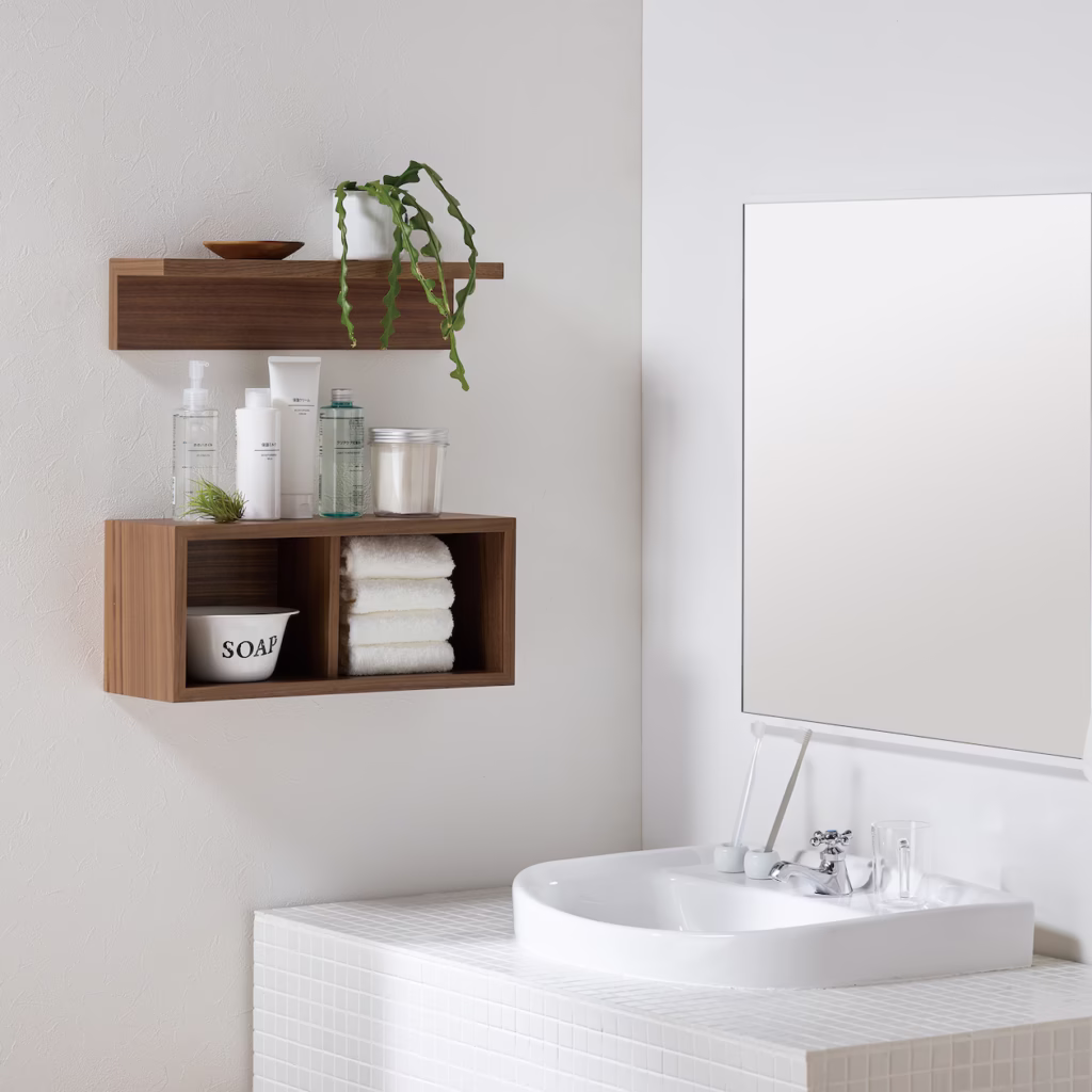 参考画像：無印良品壁に付けられる家具箱