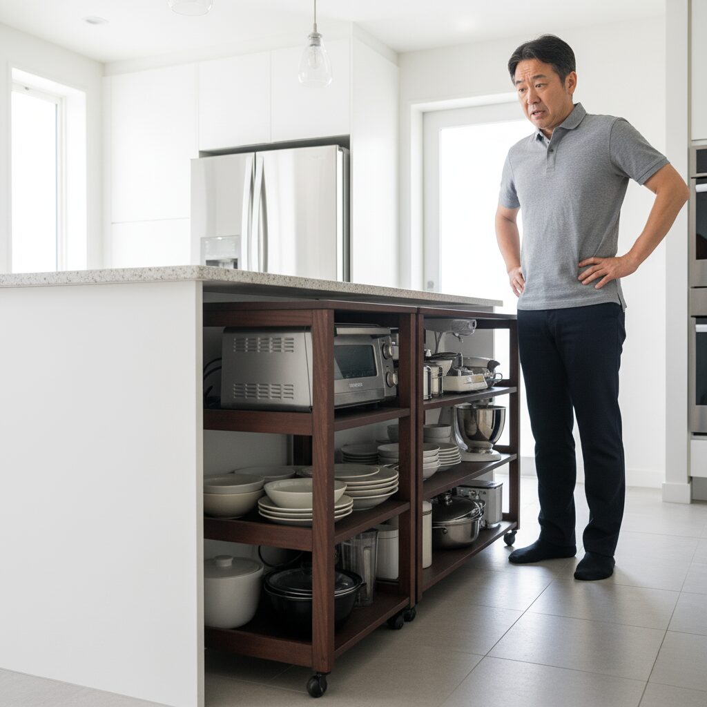 筆者作成イメージ:「はみ出る」などサイズ選びの失敗