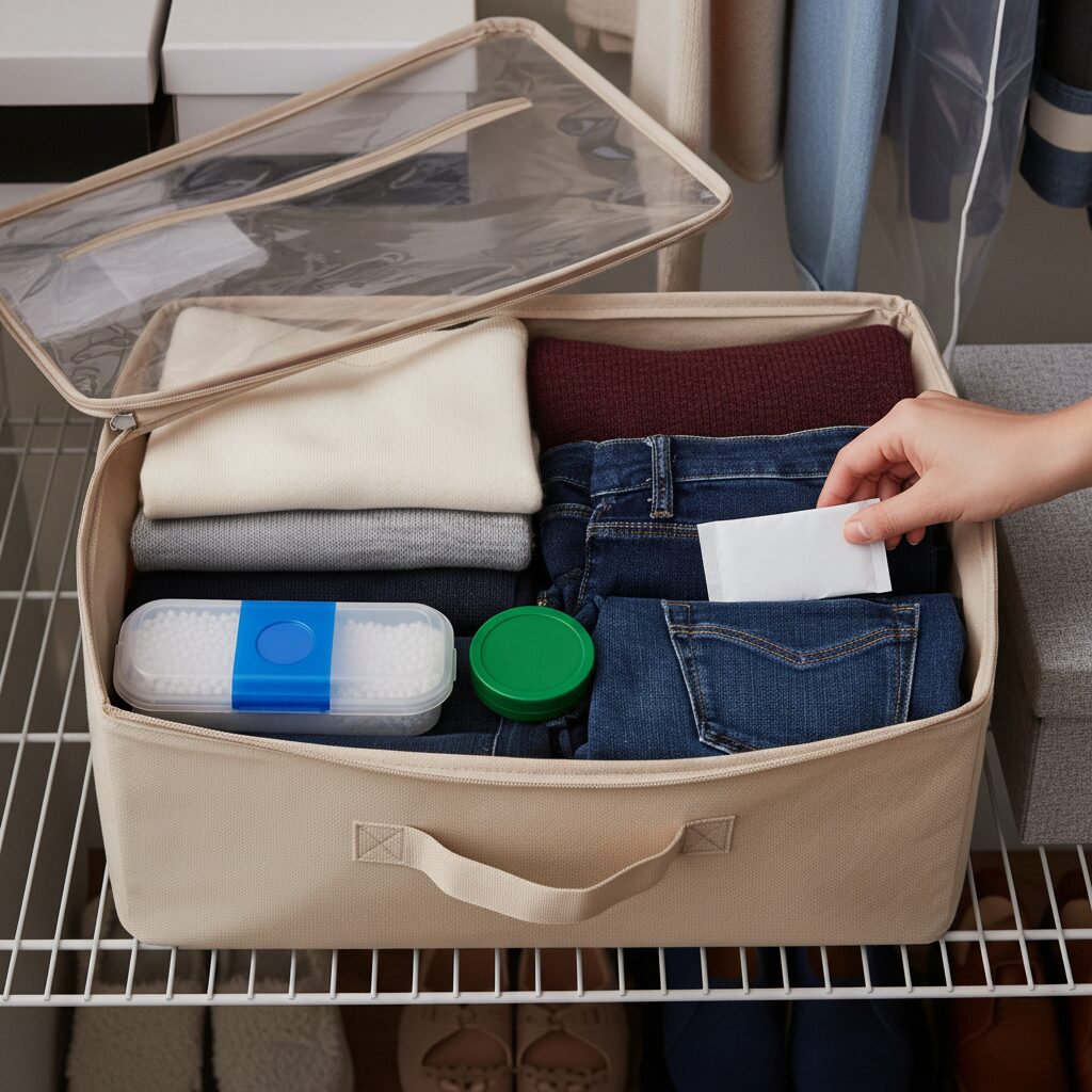 筆者作成イメージ：「入れていいもの」をしまう上手な収納アイデア