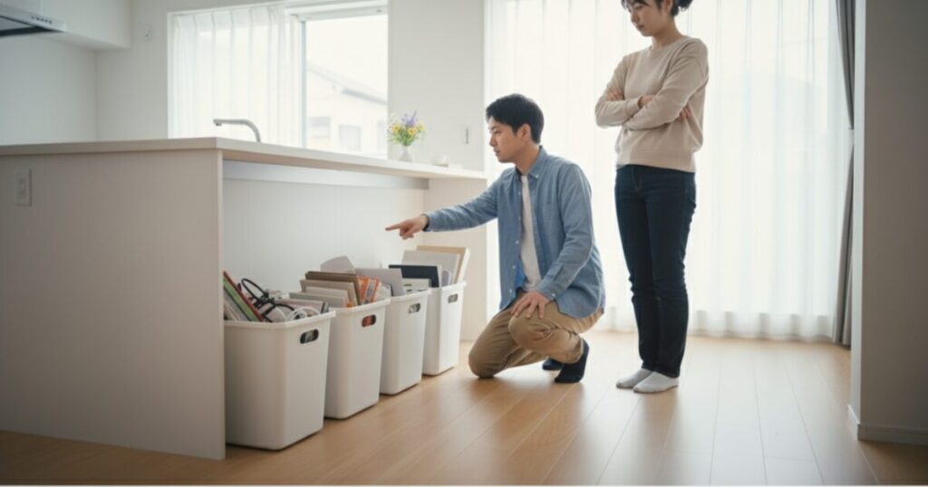 カウンター下収納で後悔しない！失敗例と活用アイデア