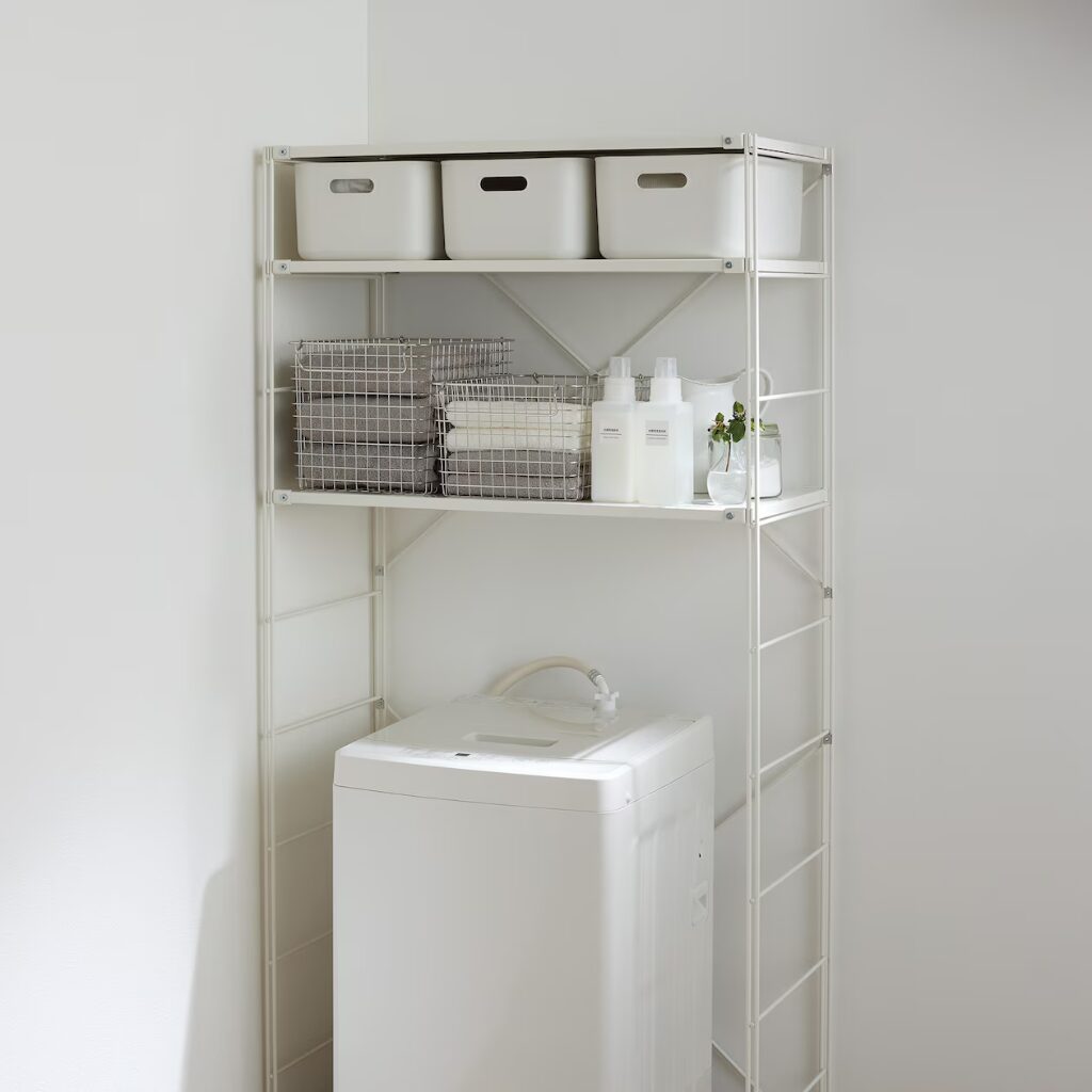 参考画像：無印良品ステンレスワイヤーバスケット