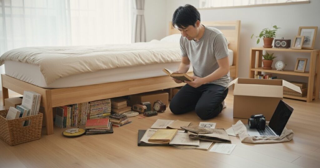 ベッド下収納に入れてはいけないものと理由。カビ湿気対策も解説