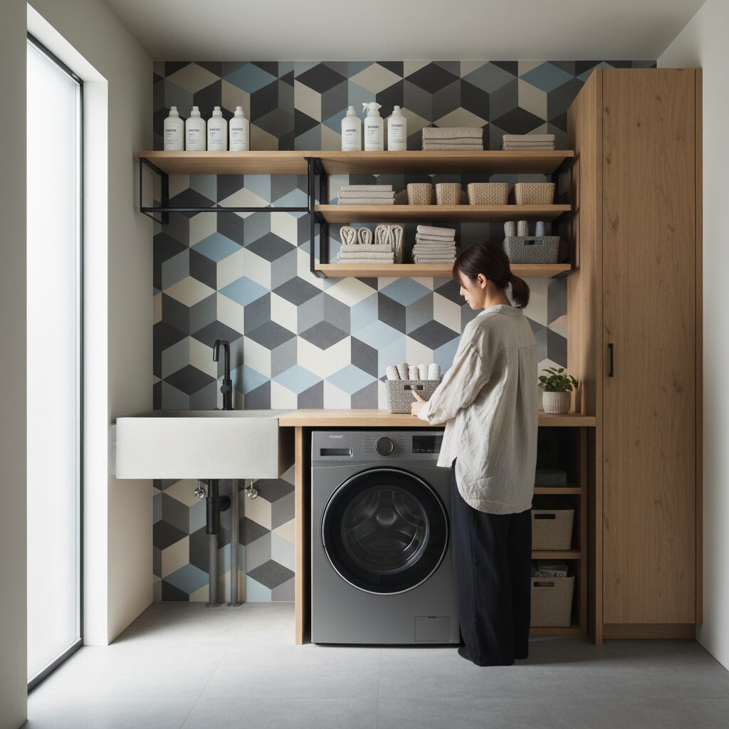 筆者作成イメージ：おしゃれに見せる収納のコツ