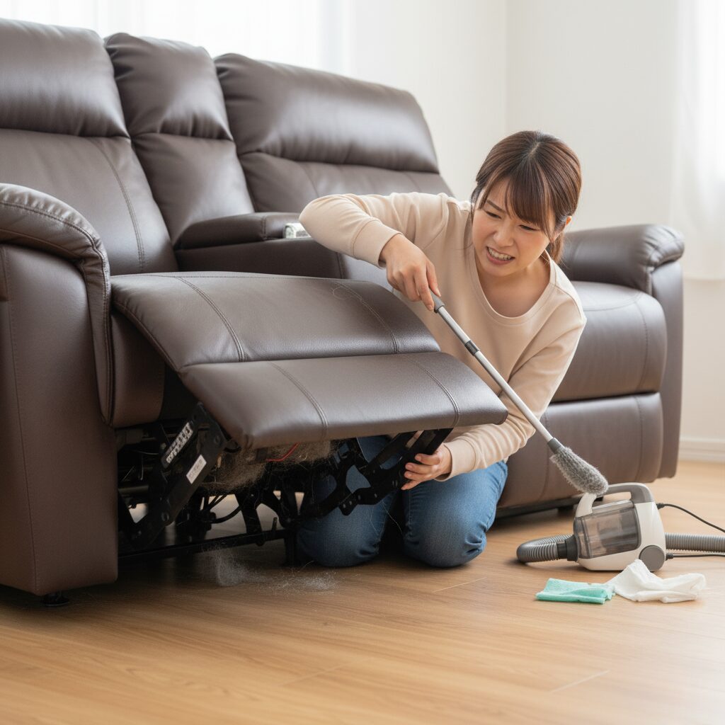 筆者作成イメージ：リクライニングソファの欠点は何ですか？後悔例