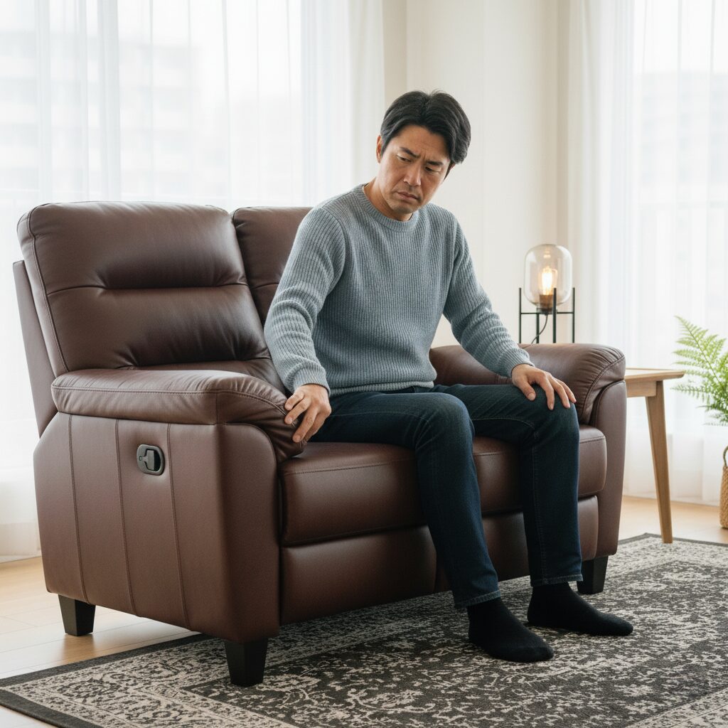 筆者作成イメージ：リクライニングソファは壊れやすいですか？