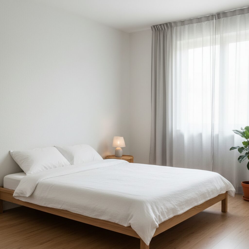 筆者作成イメージ：無印のベッドフレームがきしむのはなぜですか？