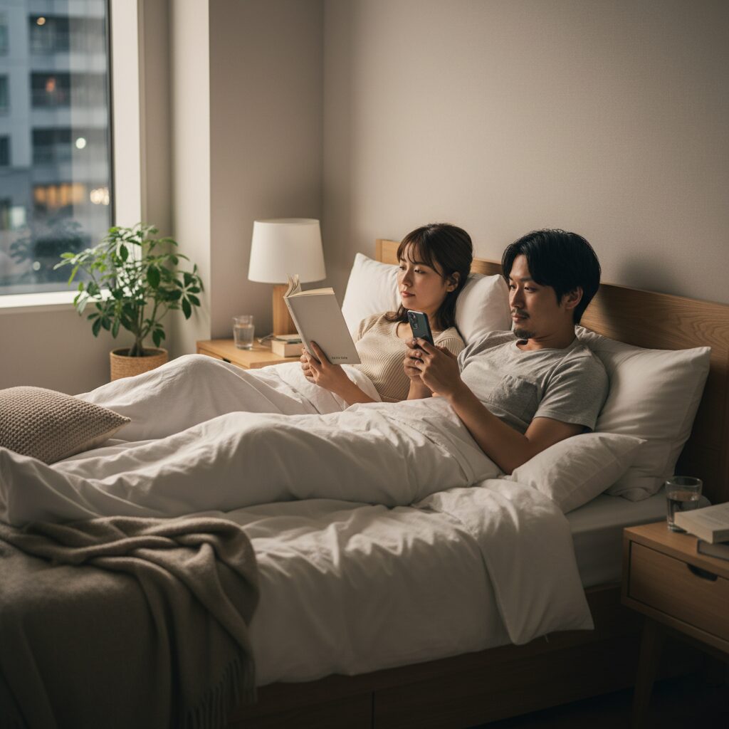 筆者作成イメージ：半同棲でのセミダブル利用