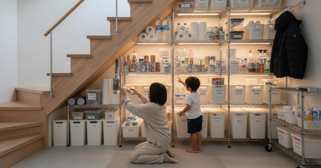 階段下収納の深い奥行きを活かす最強アイデア集