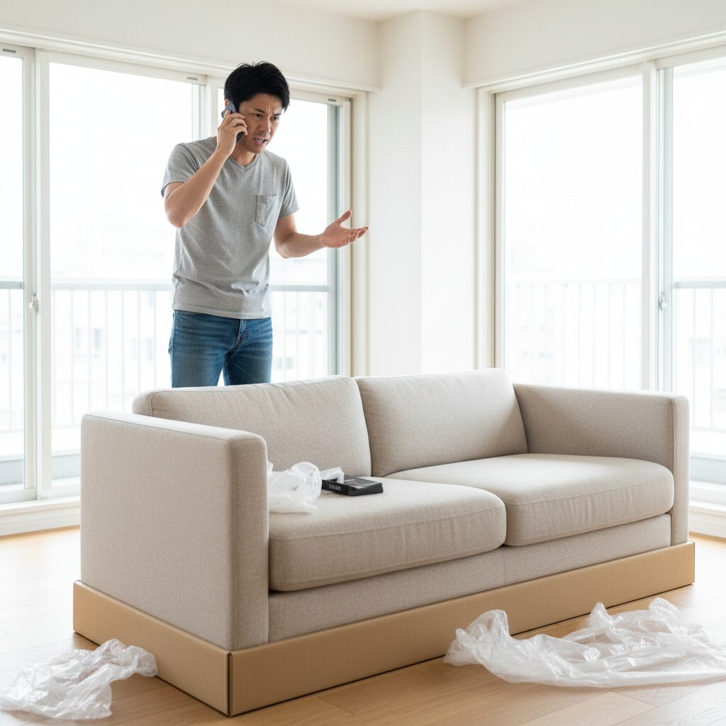 筆者作成イメージ：お客様都合で返品できない？