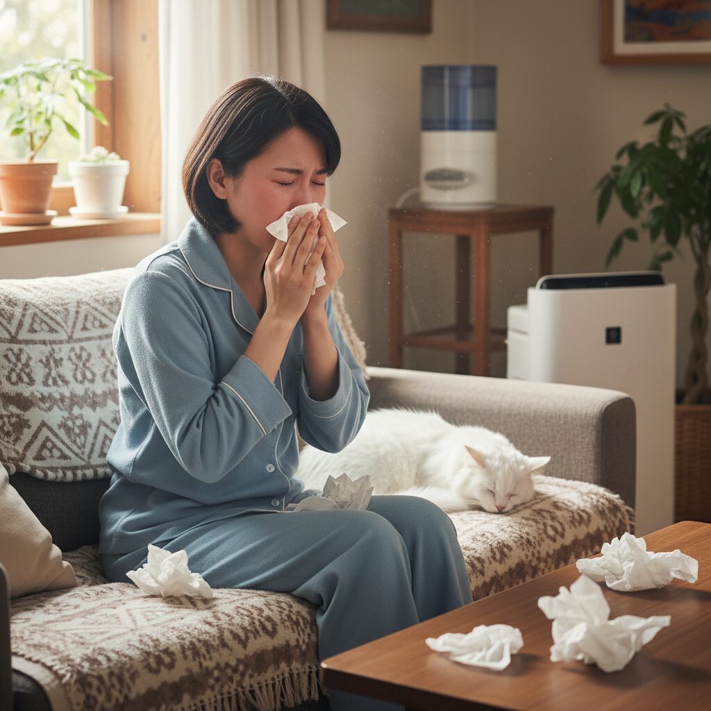 筆者作成イメージ:アレルギー対策で必要な人の条件