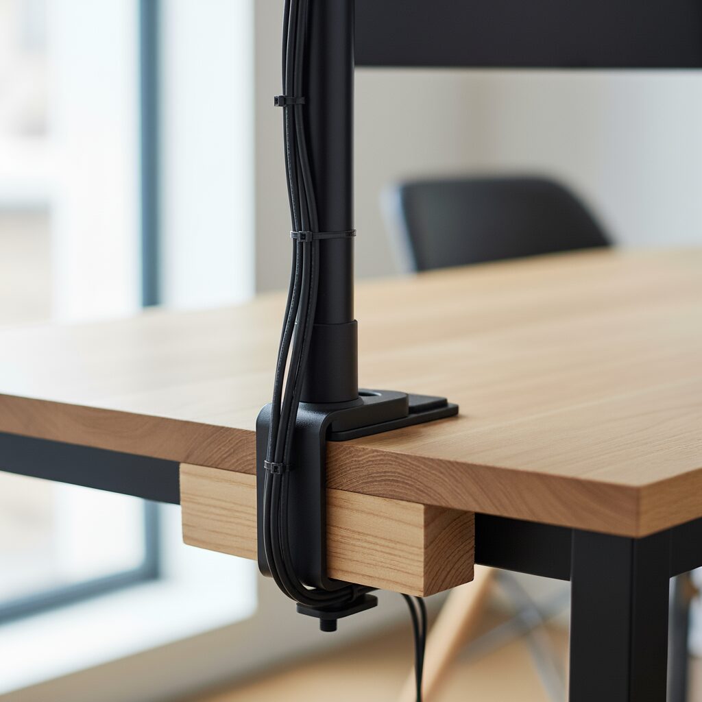 筆者作成イメージ：クランプがつけられない時の『当て木』の注意点