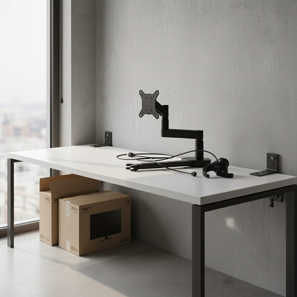 筆者作成イメージ：クランプの奥行きが2cm足りない問題