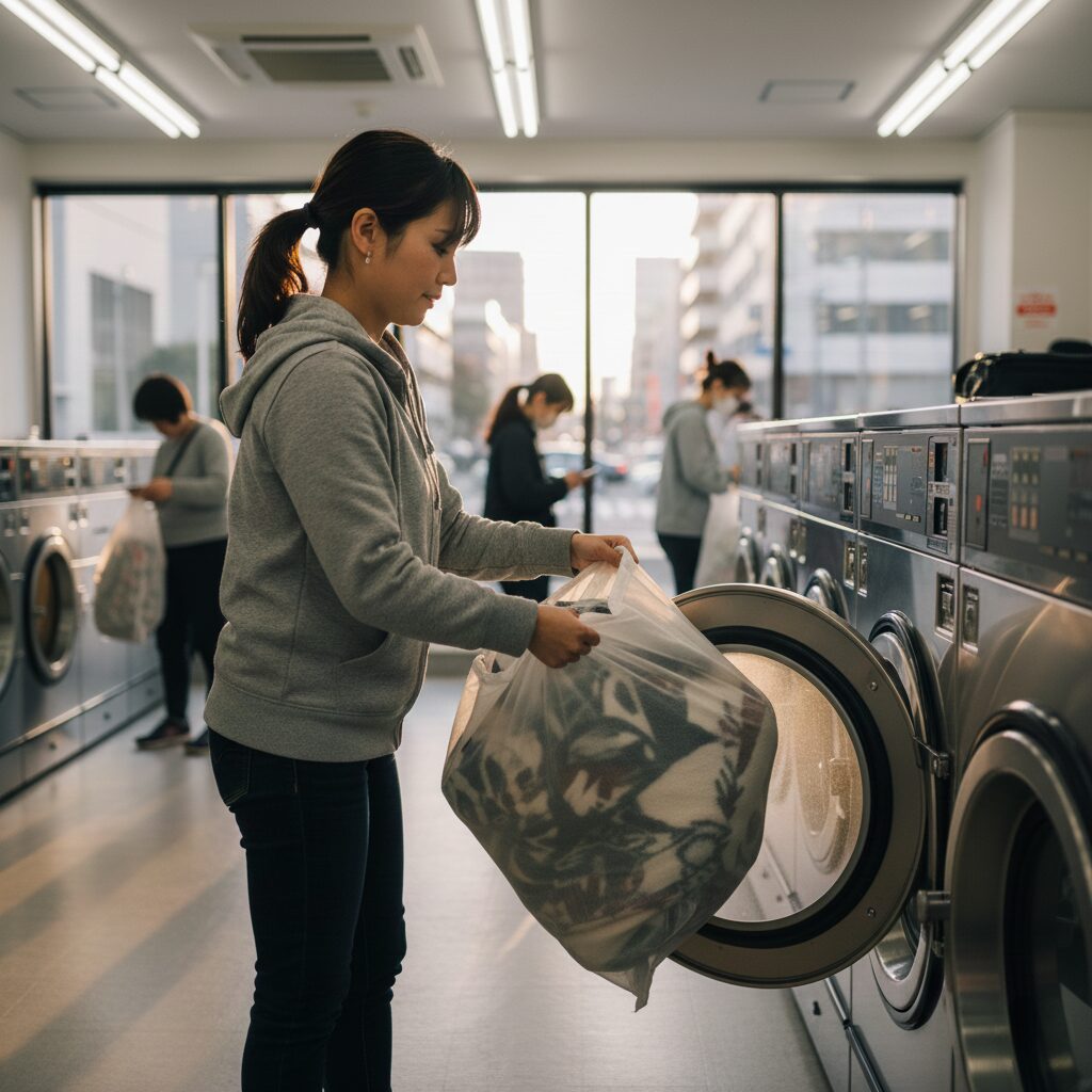 筆者作成イメージ：コインランドリーの値段と乾燥機の時間