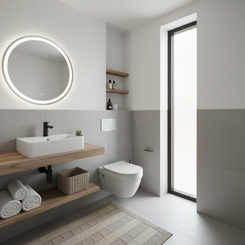 筆者作成イメージ：トイレと洗面所が一緒になっている言い方は？