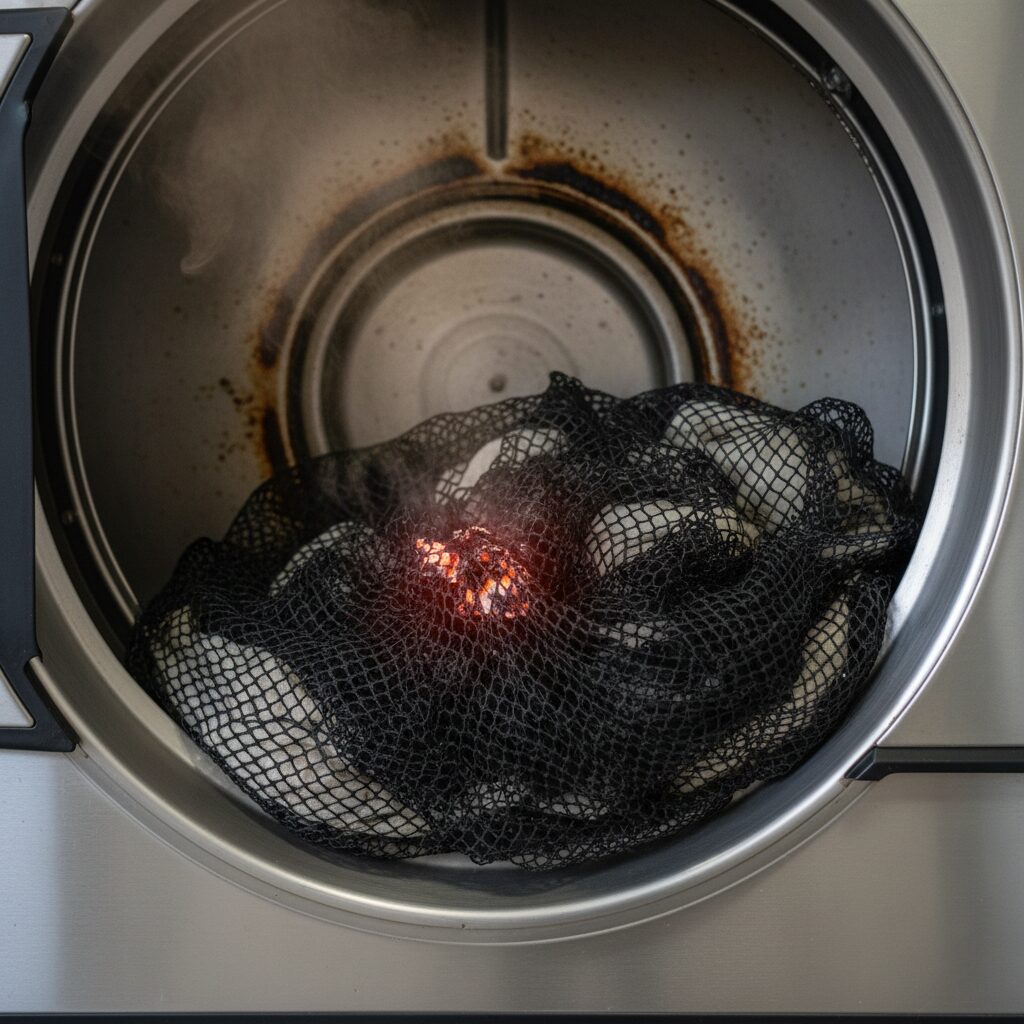 筆者作成イメージ:ネット使用による火災の危険性