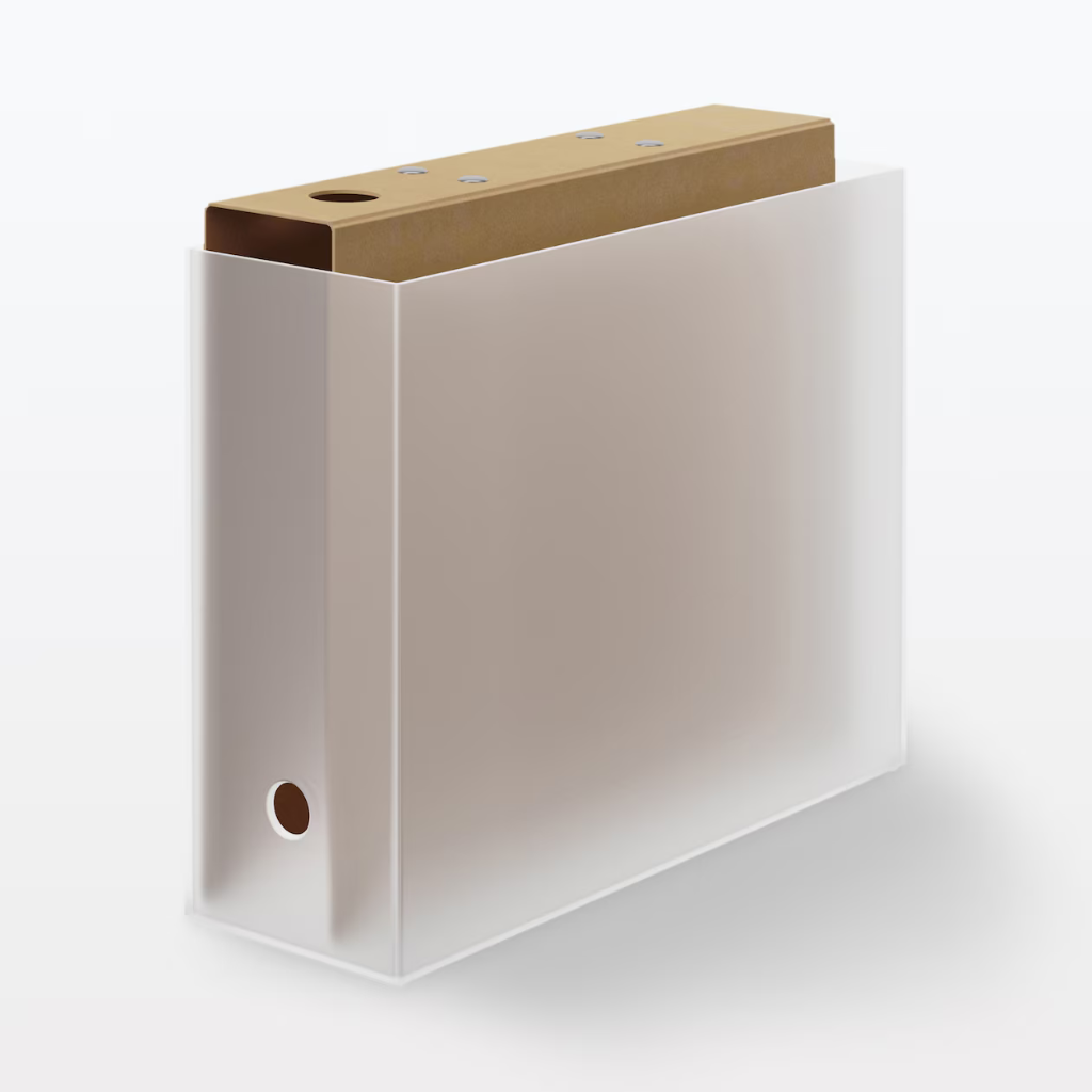 参考画像：ポリプロピレンファイルボックス・スタンダードタイプ