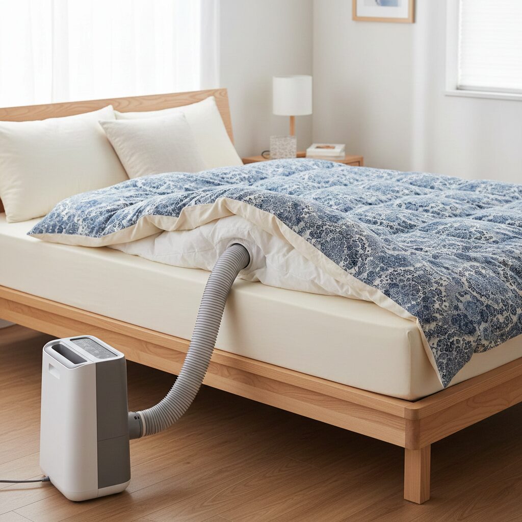 筆者作成イメージ:乾燥機なら30分でダニ退治が可能