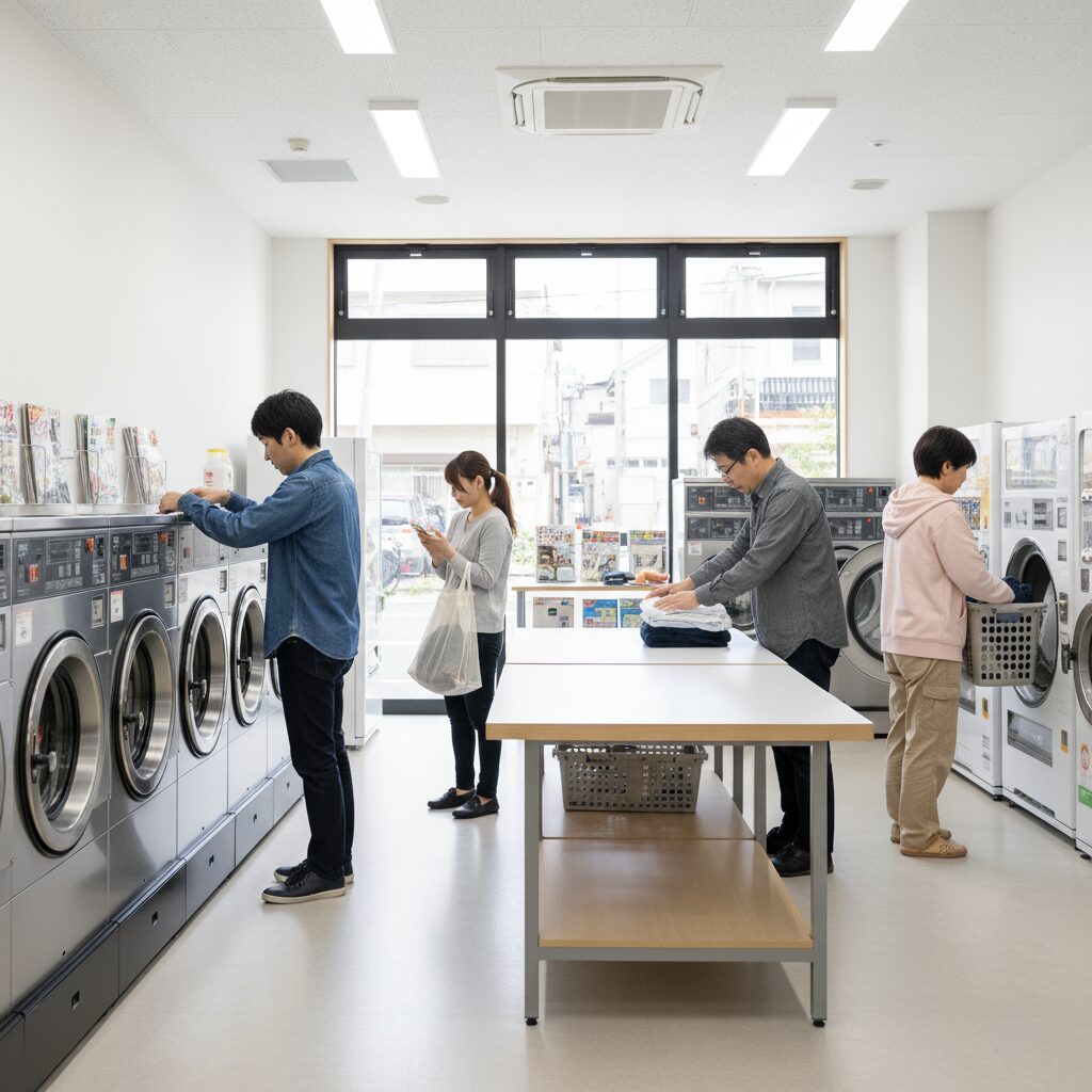 筆者作成イメージ：快適に利用するためのコインランドリーの暗黙のルールは？
