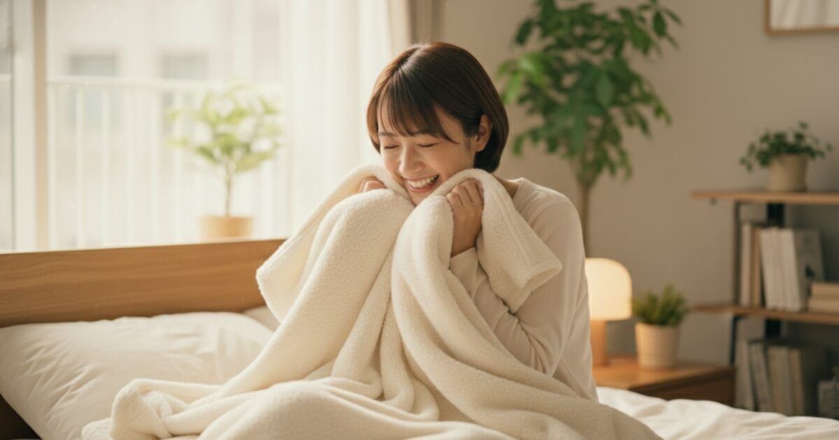 毛布の洗濯頻度は月1回？素材別の洗い方と洗わないリスクを解説