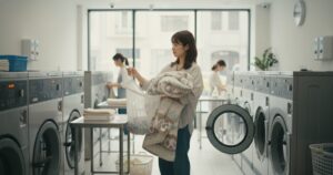 毛布をネットで洗濯！サイズ選びと入れ方やドラム式の注意点を解説