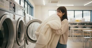 毛布を乾燥機でふわふわに！自宅とコインランドリーの使い分け術
