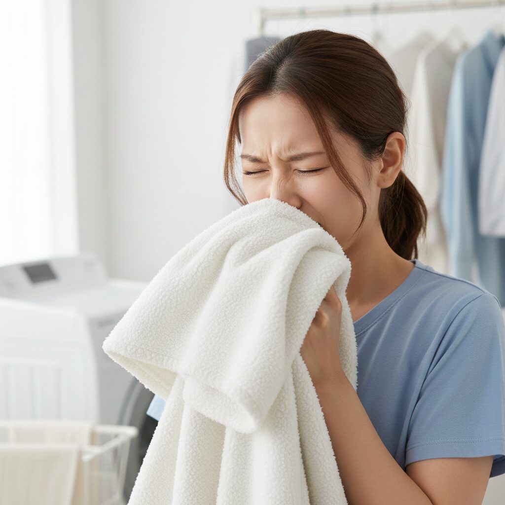 筆者作成イメージ：生乾きの嫌な臭いを消す対策