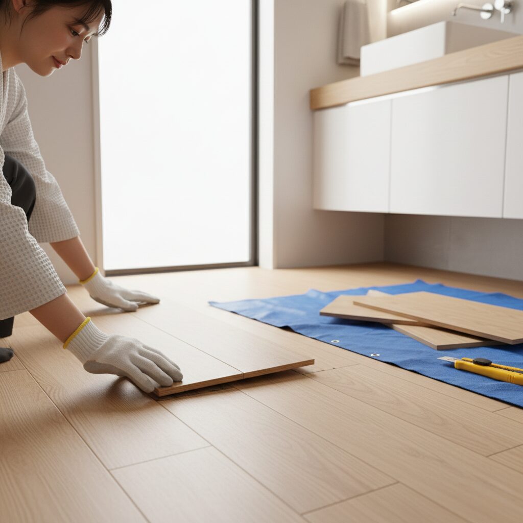 置くだけ洗面所床シートの選び方