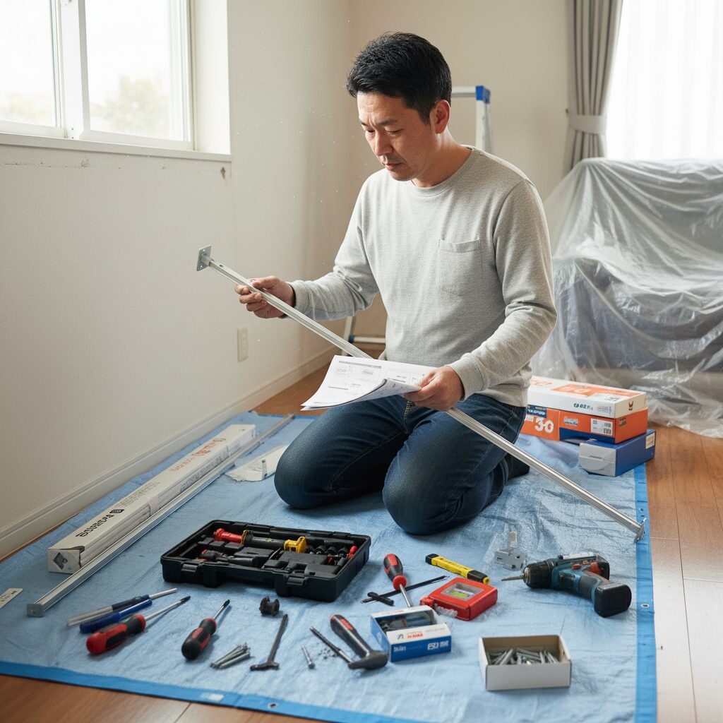 筆者作成イメージ：自分で取り付け（DIY）の費用と注意点