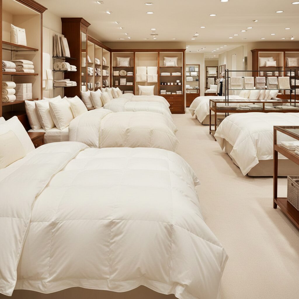 筆者作成イメージ：西川などの有名ブランドとの違い