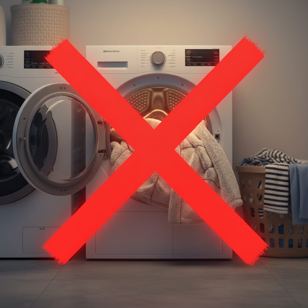 筆者作成イメージ：電気毛布に乾燥機は使えるか