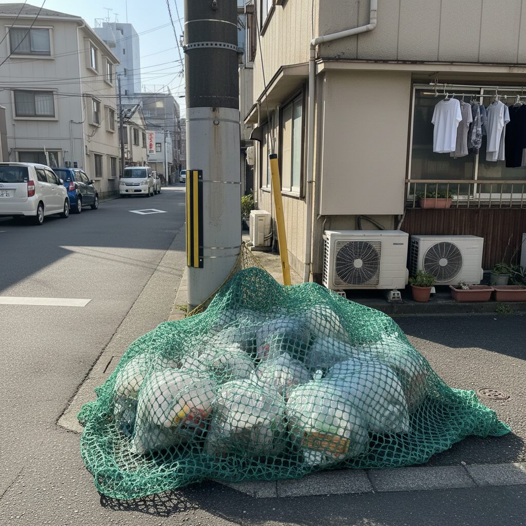 筆者作成イメージ：指定袋に入らない場合は粗大ゴミになる基準