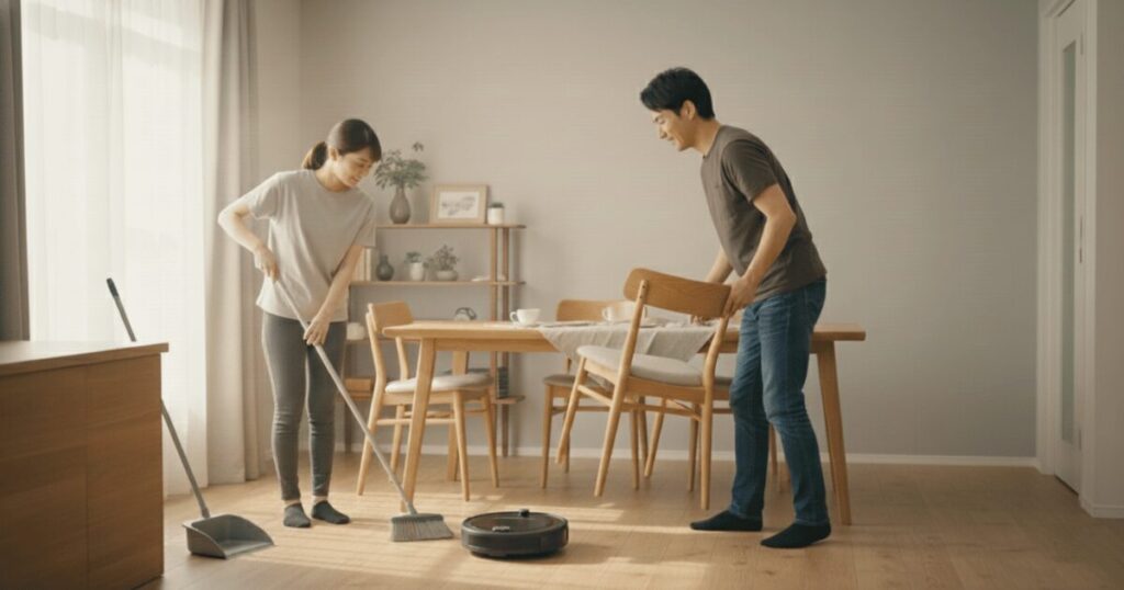 ダイニングチェアを浮かせる方法とルンバブルな選び方