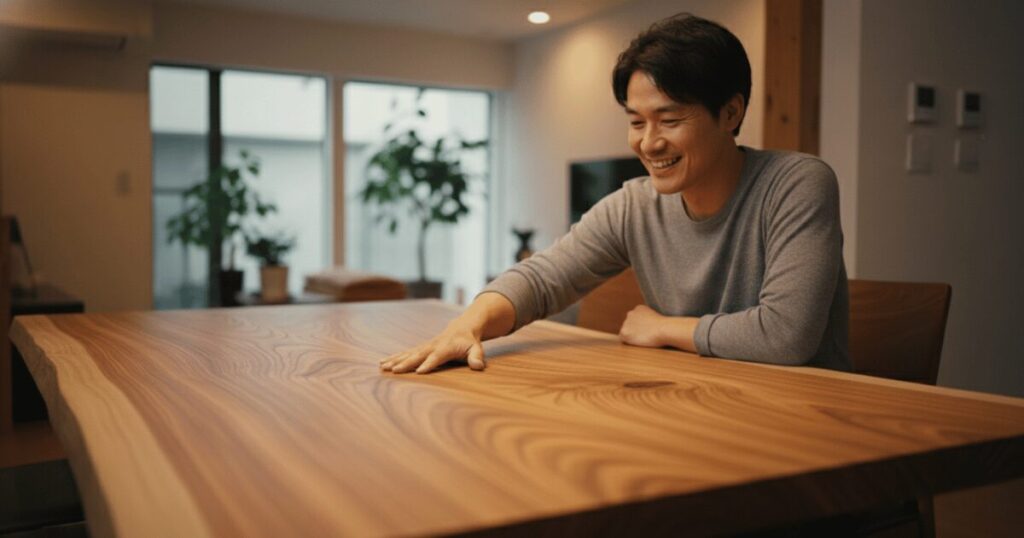 ダイニングテーブルのオイル仕上げで後悔しない！輪染みと手入れの真実