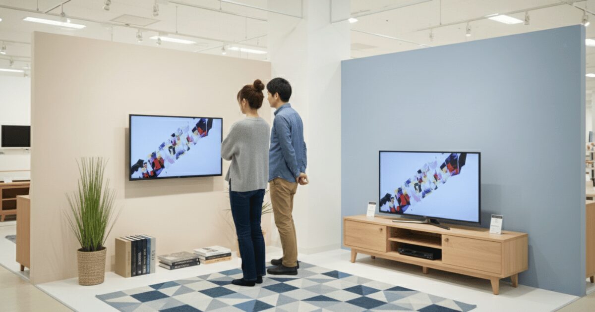 テレビは壁掛け置き型どっち？費用とメリット徹底比較で正解が見つかる