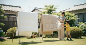 布団を干すのは意味ない説は本当？ダニは死なないが湿気対策には必須