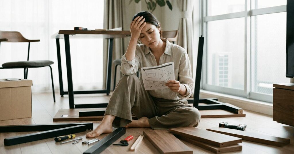 筆者作成イメージ:組み立てが大変という評判と対策