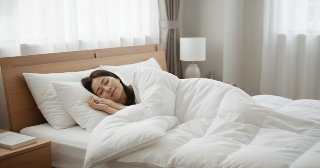 羽毛布団と毛布の順番は？暖かい重ね方の正解とズレない対策法