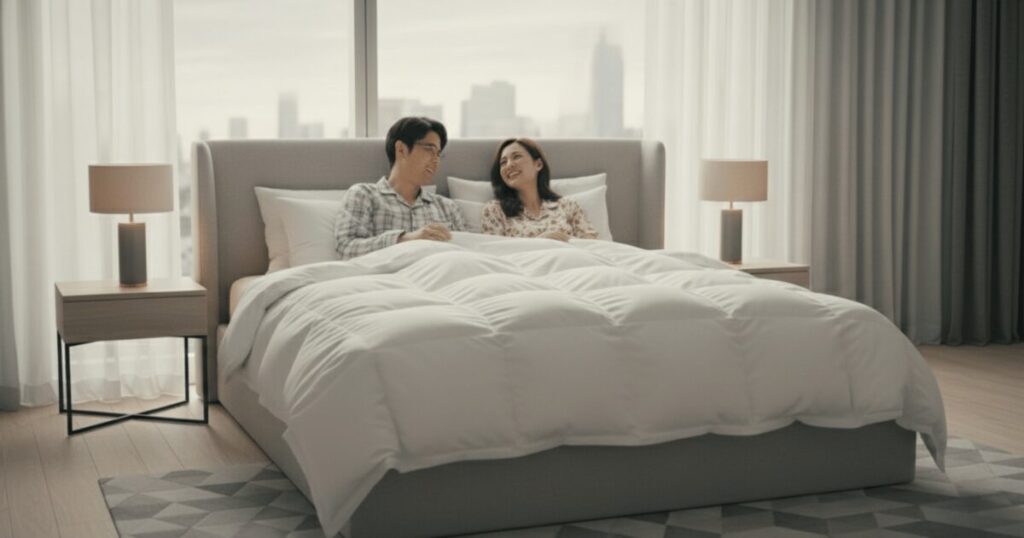 羽毛布団に毛布いらない？暖かさを最大化する順番と選び方